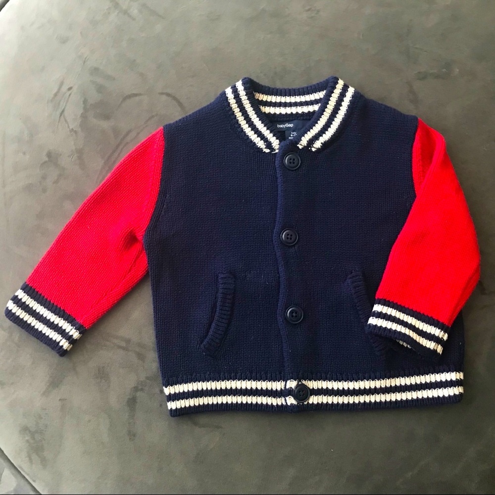Boy’s BabyGap cardigan sweater 6-12months